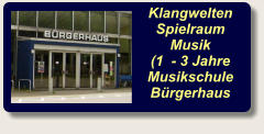 KlangweltenSpielraumMusik (1  - 3 JahreMusikschule Bürgerhaus